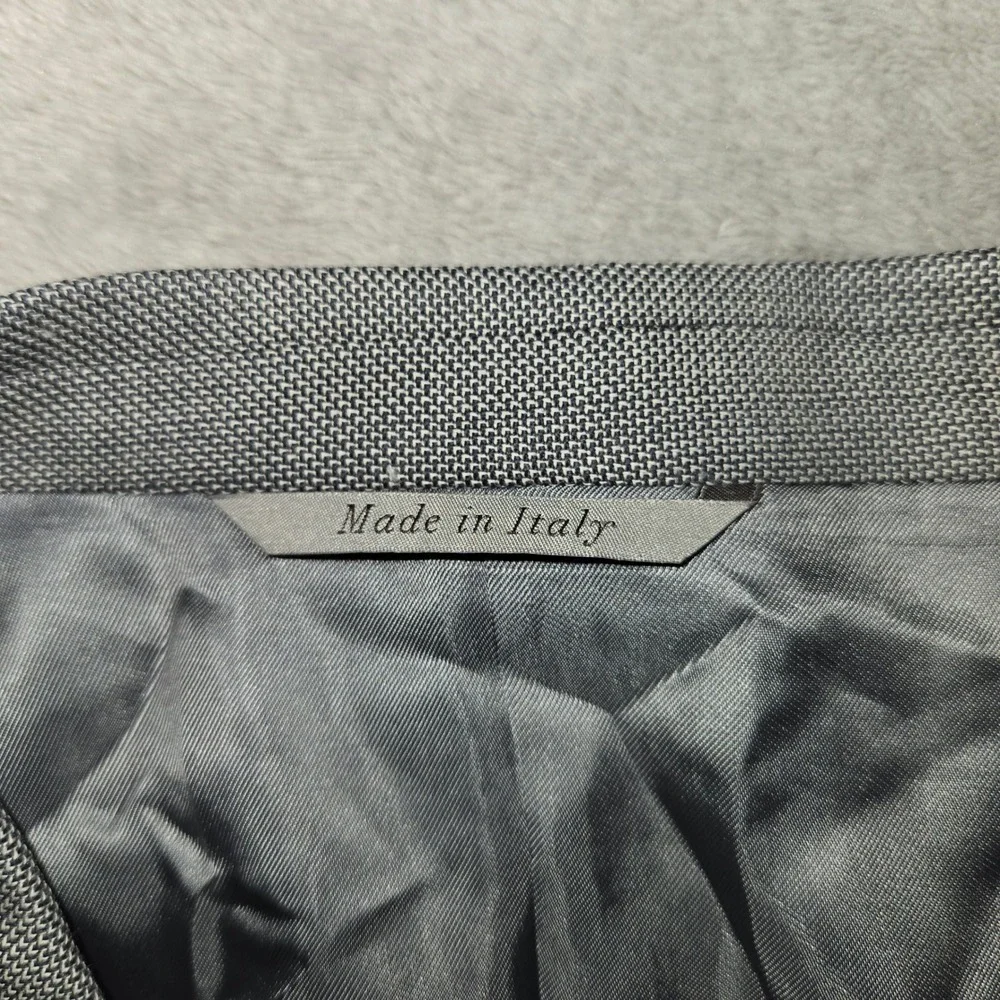 Canali Impeccabile Grey Wool Blazer Sport Coat Mens 58 R IT 48 R Made in Italy - Picture 5 of 12